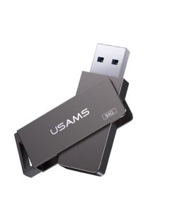 USB Flash Drive 64Gb US ZB196 Rotatable High Speed Grey ZB196UP01 Usams