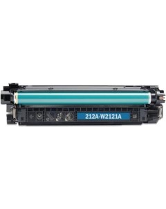 Картридж лазерный 212A GG W2121A голубой 4500стр для HP Color LJ M554 M555 578 Enterprise G&g