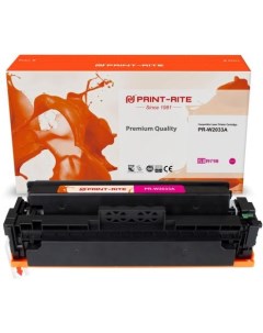 Картридж лазерный TFHBKRMPU1J PR W2033A W2033A пурпурный 2100стр для HP Color LaserJet M454nw dn dw  Print-rite