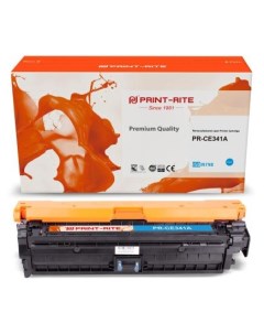 Картридж лазерный TRHE95CPU1J PR CE341A CE341A голубой 16000стр для HP CLJ M775 Print-rite