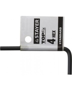 Ключ имбусовый 27405 4 STANDARD сталь черный 4мм Stayer