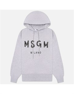 Женская толстовка Milano Logo Unbrushed Hoodie Msgm
