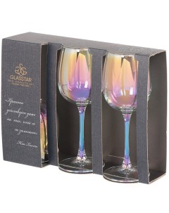 Бокал для вина 420 мл стекло 3 шт Радуга Лиловая дымка RNLD_8166_11 Glasstar
