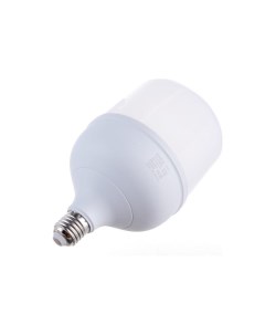 Лампа светодиодная E27 E40 50 Вт 220 В цилиндрическая 6000 К свет холодный белый High Power LED Ecola