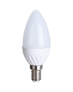 Лампа светодиодная E14 5 Вт 45 Вт 220 В свеча 2700 К свет теплый белый LED Ecola
