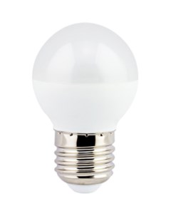 Лампа светодиодная E27 5 Вт 220 В шар 4000 К свет нейтральный белый G45 LED Ecola