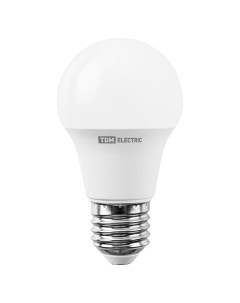 Лампа светодиодная E27 10 Вт 90 Вт 230 В груша 4000 К свет холодный белый А60 Tdm еlectric