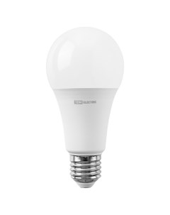 Лампа светодиодная E27 25 Вт 200 Вт 230 В груша 4000 К свет холодный белый А65 Tdm еlectric
