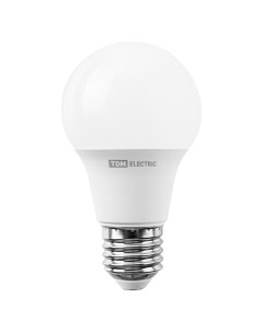 Лампа светодиодная E27 12 Вт 100 Вт 230 В груша 4000 К свет холодный белый А60 Tdm еlectric