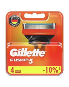 Сменные кассеты для бритв Fusion для мужчин 4 шт 81372251 Gillette