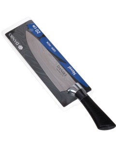 Нож кухонный Novel шеф нож нержавеющая сталь 20 см рукоятка пластик YW A238 CH Daniks