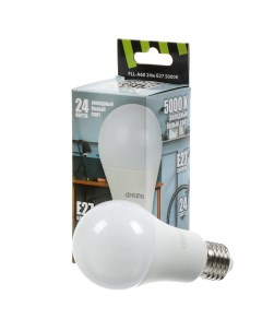 Лампа светодиодная E27 24 Вт 230 В 5000 К свет холодный белый FLL A60 Фаza