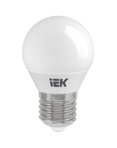 Лампа светодиодная E27 9 Вт 60 Вт 230 В шар 6500 К свет холодный дневной G45 LED Iek