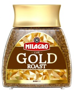 Кофе Gold Roast 190 г Milagro