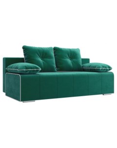 Прямой диван Рикс 89 100 см Пружинный блок Полутороспальные Жесткие Зеленый 192 Ширина 190 см Первый мебельный