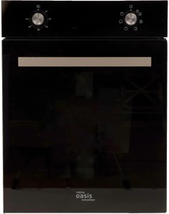 Встраиваемый электрический духовой шкаф D 45SD6 черный Oasis