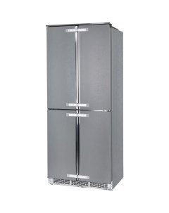 Встраиваемый холодильник i RFQB 550 NF серебристый Hiberg