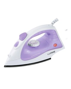 Утюг LU 1130 белый фиолетовый Lumme