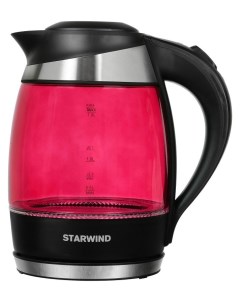 Чайник электрический SKG2214 малиновый Starwind