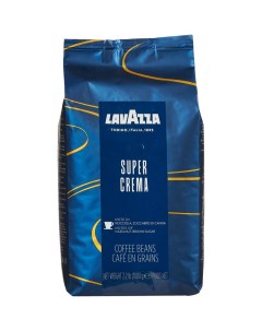Кофе Super Crema в зернах 1 кг Lavazza