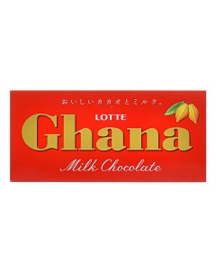 Шоколад Ghana milk chocolate молочный 50 г Lotte
