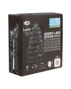 Гирлянда линейная NTL Minicluster 40 5 м холодный белый 2000 ламп Lotti