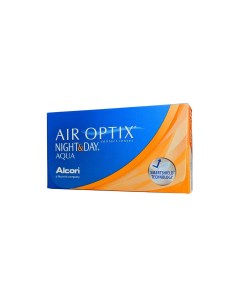 Контактные линзы Air Optix NIGHT DAY AQUA 3 линзы R 8 6 SPH 5 75 Alcon