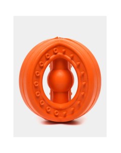 Игрушка для собак резиновая Круглый Tugger оранжевая 7см Duvo+