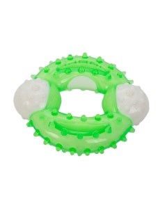 Игрушка для домашних животных зеленый резина 10 см Ripoma