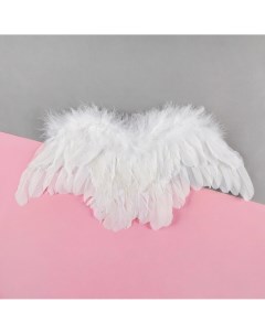 Крылья ангела 55 3 см цвет белый Страна карнавалия
