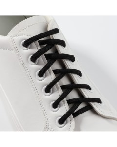 Шнурки для обуви пара круглые d 5 мм 90 см цвет черный Onlitop