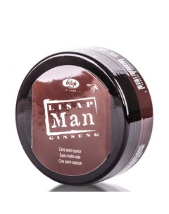 Матирующий воск для укладки волос для мужчин Man Semi Matte Wax Lisap milano (италия)