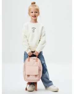 Розовый рюкзак с принтом для девочек Sela