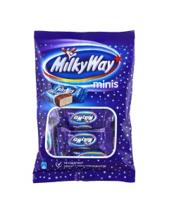 Шоколадный батончик minis Milky way