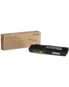 Картридж лазерный 106R02235 желтый 6000стр для Ph 6600 WC 6605 106R02235 Xerox