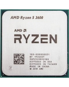 Процессор Ryzen 5 3600 OEM 3 6GHz up to 4 2GHz 6x512Kb 32Mb 6C 12T Matisse 7nm 65W unlocked AM4 Amd