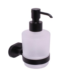 Дозатор для жидкого мыла Yukon черный матовый стекло матовое YUA0303CMAT Rav slezak