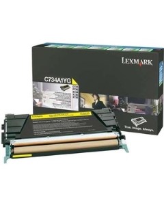 Картридж C736 Yellow 10000 стр C736H1YG Lexmark