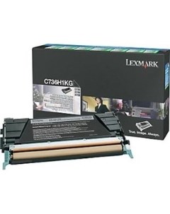 Картридж C73x X73x Black 12000 стр C736H1KG Lexmark