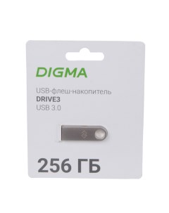 USB Flash Drive 256GB DRIVE3 DGFUL256A30SR USB3 0 серебристый Digma