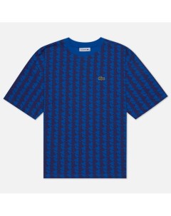 Женская футболка Contrast Collar Monogram Lacoste