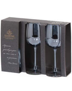 Бокал для вина 420 мл стекло 3 шт Радуга черное море RNBS_8166_11 Glasstar