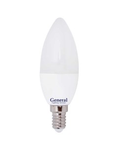 Лампа светодиодная E14 8 Вт 230 В свеча 6500 К свет холодный белый GLDEN CF General lighting systems