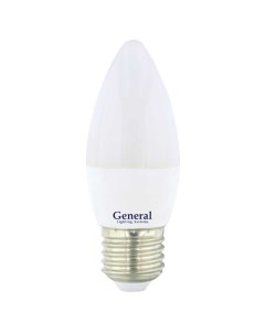 Лампа светодиодная E27 8 Вт 230 В свеча 4500 К свет нейтральный белый GLDEN CF General lighting systems