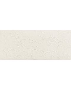 Настенная плитка 3d Wall Plaster Bloom White 50x120 Atlas concorde