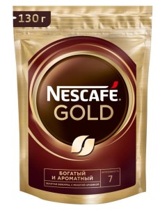 Кофе растворимый GOLD с добавлением молотого 130 г Nescafe