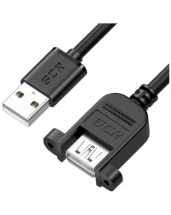 Кабель удлинитель USB 2 0 Af USB 2 0 Am 1м черный GCR 52446 Greenconnect