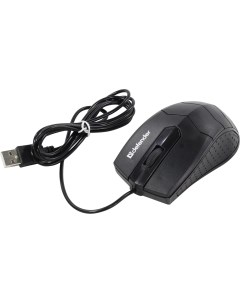 Мышь проводная HIT MB 530 1000dpi оптическая светодиодная USB черный 52530 Defender