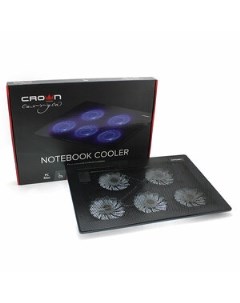 Охлаждающая подставка для ноутбука 15 CMLC 1105 вентилятор 80 2xUSB пластик металл Crown