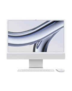 Моноблок iMac 24 4480x2520 M3 8Gb RAM 256Gb SSD WiFi BT Cam MacOS серебристый клавиатура мышь MQR93B Apple
